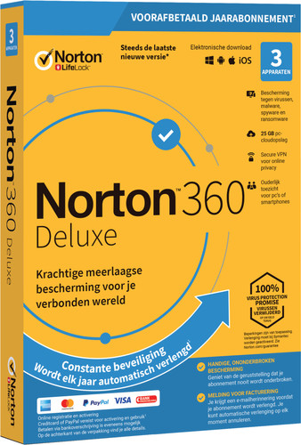 Norton 360 Deluxe 1year 3PCs 50GB Cloud Storage Asia key